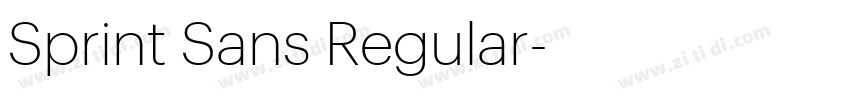 Sprint Sans Regular字体转换 Sprint Sans Regular字体转换